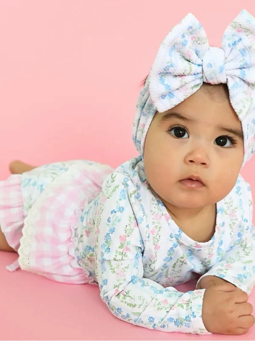 Gigi and Max Cranberry Dark Red Headwrap Bow (singular bow listing)